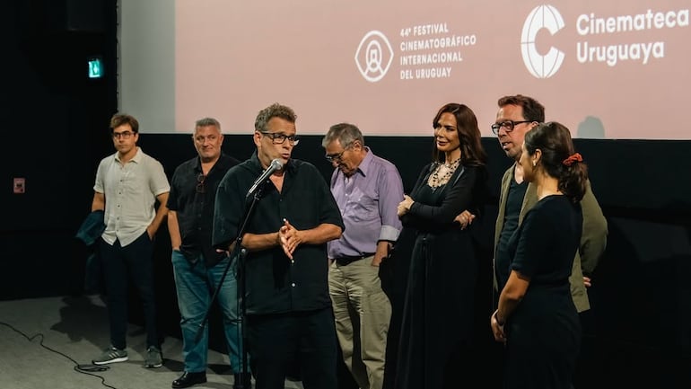 Parte del equipo realizador y actores estuvieron presentes para el estreno de la película.