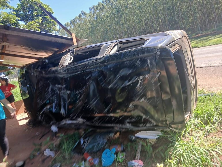 Las malas condiciones del tramo de la ruta PY08, Calle 6.000- Azote´y  ya ocasionaron varios accidentes de tránsito, muchos  de ellos con derivación fatal 
