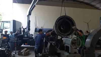 Técnicos de la Essap trabajan intensamente para restaurar el servicio de agua en las zonas afectadas.