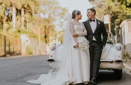 Contrajeron matrimonio Samy Pamela Núñez Fretes y Emilio Enrique Módica Doldán.