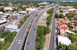 El proyecto incluye la construcción de una autopista elevada de 4 kilómetros que atravesará una amplia franja urbana de la ciudad de Luque.