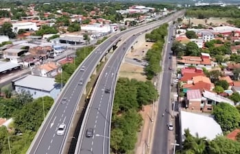 El proyecto incluye la construcción de una autopista elevada de 4 kilómetros que atravesará una amplia franja urbana de la ciudad de Luque.