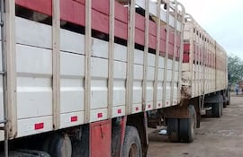 Transporte de ganado. Foto Archivo.