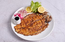 Pescado a la parrilla.