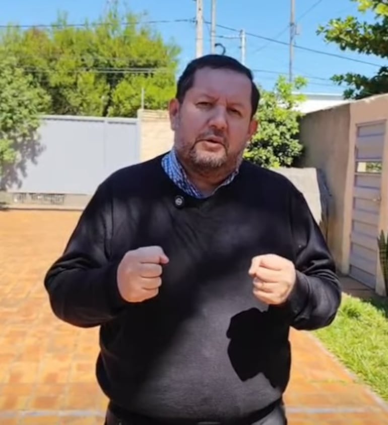 Cristian González, secretario general del PLRA.