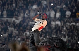 Travis Scott en México (Fotografía: Gareth Cattermole)