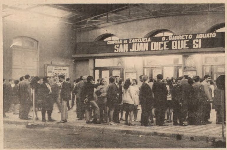 La zarzuela "San Juan Dice que Sí", un gran éxito.