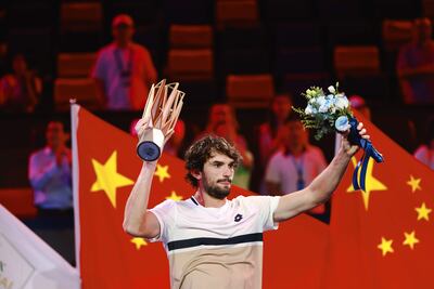 El monegasco Valentin Vacherot (26) es campeón del Masters 1000 de Shanghái.
