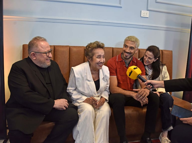 Los actores de "Narciso" recordaron algunos momentos vividos en el rodaje.
