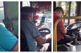Pasajero denuncia uso de celulares por parte de choferes del transporte público