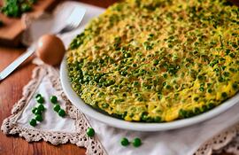 Tortilla de arveja.