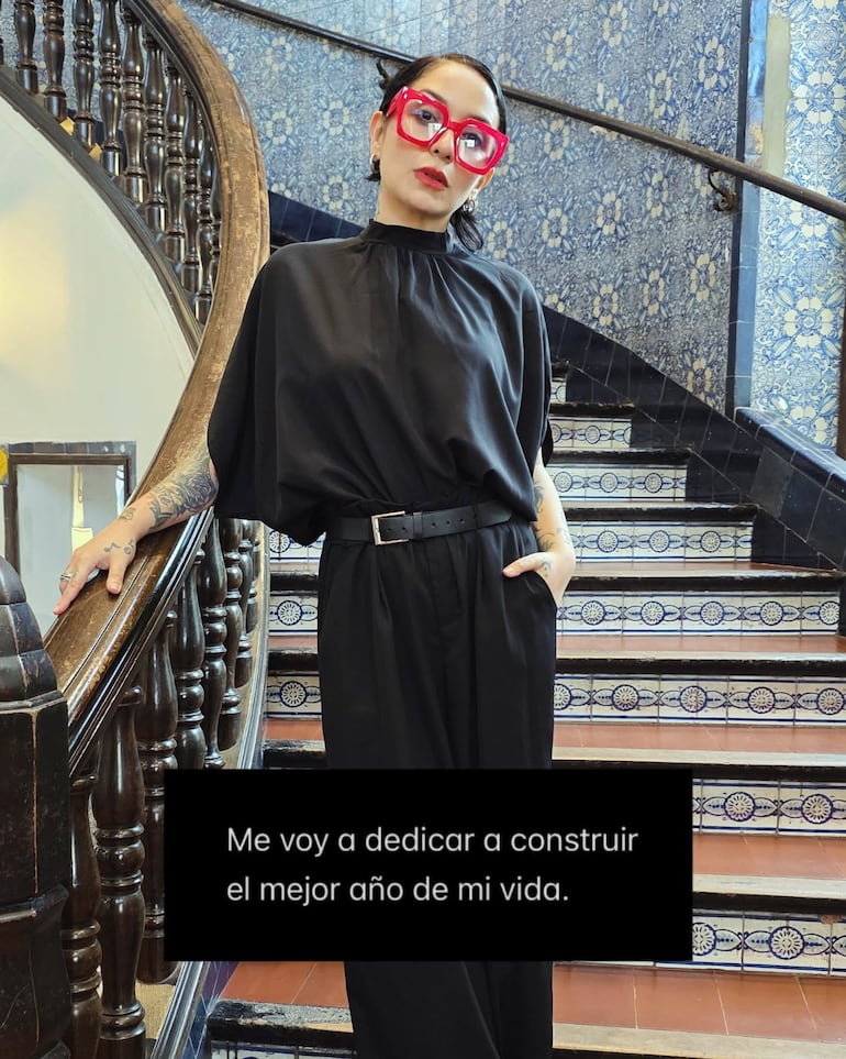 “Me voy a dedicar a construir el mejor año de mi vida”, destacó Andrea Valobra. (Instagram/Andrea Valobra)