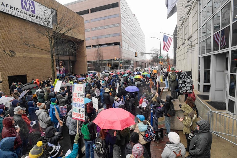 Masivas protestas contra el ICE de Trump.