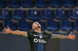 Carlos Gabriel "Cocoliso" González Espínola (35 años), figura goleadora del Independiente del Valle de Ecuador.