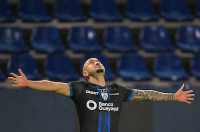 Carlos Gabriel "Cocoliso" González Espínola (35 años), figura goleadora del Independiente del Valle de Ecuador.
