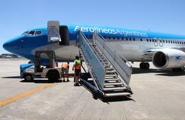 Avión de Aerolíneas Argentinas.