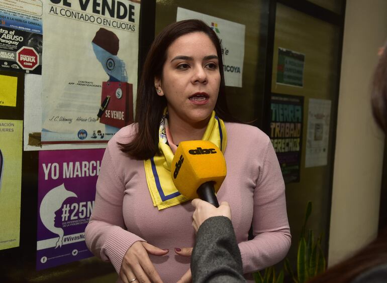 Johanna Ortega, diputada.