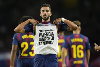 Ferran Torres anotó el segundo gol para el Barcelona ante el Elche.
