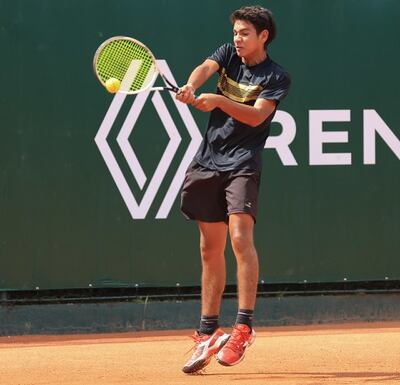 Alex Santino Núñez está en segunda ronda del Paraguay Junior Open en Rakiura de Luque.
