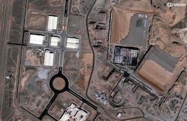 La central nuclear de Natanz, en las montañas del territorio iraní.