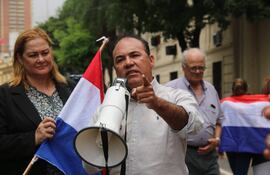 Hugo Fleitas, presidente del Partido Liberal Radical Auténtico (PLRA).