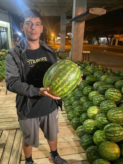 vendedores preocupados por baja demanda de sandía en estas fechas