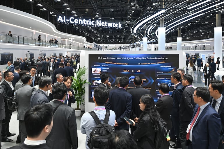 Stand de Huawei en el World Mobile Congress 2026