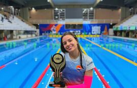 La paraguaya Fiorella Giovanna Mateos Mongelós (19/6/2006) se abre camino entre las damas para representar a Paraguay en los Juegos Panamericanos Junior en agosto.