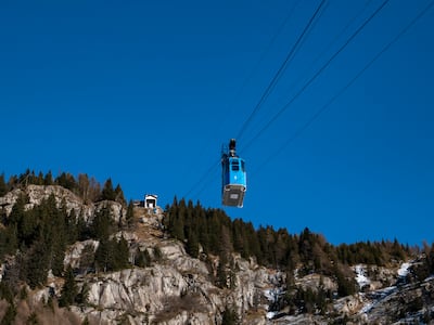 Teleférico en Macugnaga, en los Alpes italianos (foto ilustrativa).
