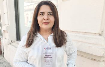 Marta Escurra fue una de las premiadas en el concurso nacional de fotografía “Mujeres que Hacen”.