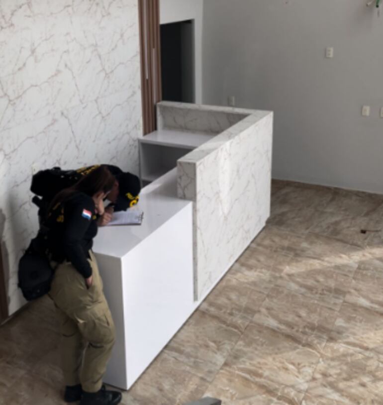 Propiedad de Wilfrido Cáceres allanada este jueves estaría siendo preparada para una clínica.