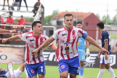Jorge Quintana (34 años), autor de los dos goles del Sportivo Carapeguá contra el 3 de Noviembre.
