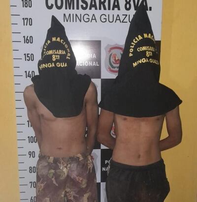 Los dos detenidos quedaron a disposición del agente fiscal de turno, Gabriel Segovia.