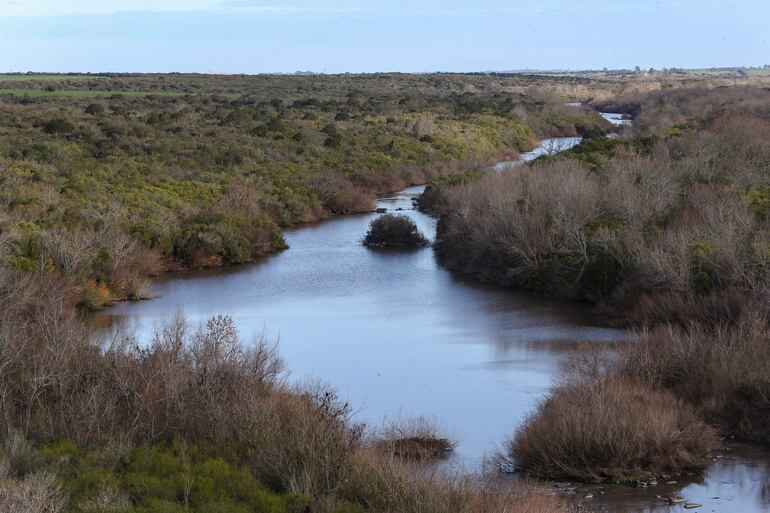 Embalse Paso Severino, en Canelones (Uruguay). 