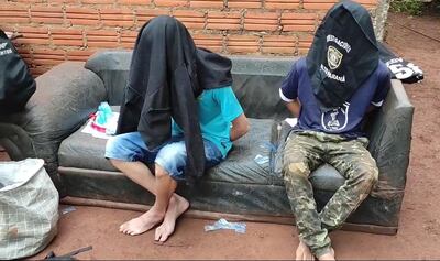 Los hermanos Nelson Báez Ramírez y Wilfrido Báez Ramírez fueron capturados en Presidente Franco.