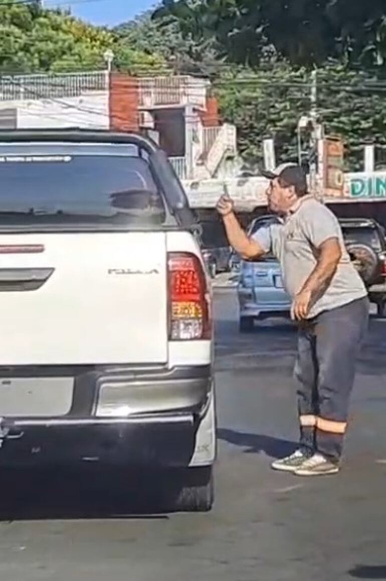 Accidente que involucró a una comitiva fiscal.