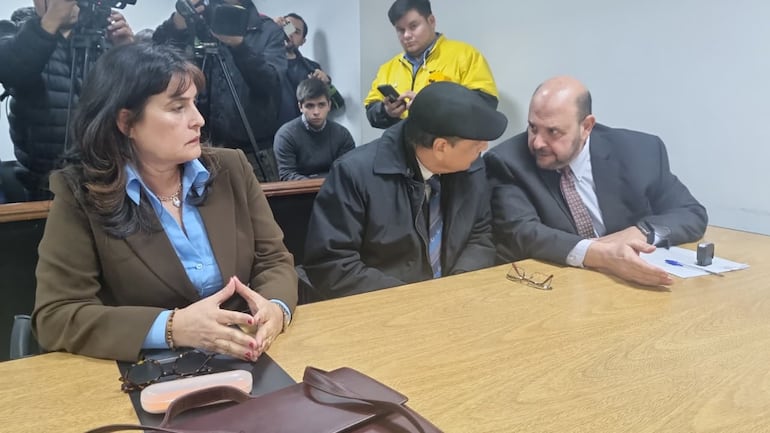 Vicente Bataglia durante la audiencia de imposición de medidas