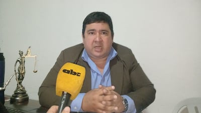 El abogado Luciano Acosta, quien lleva la querella adhesiva del caso María Fernanda Benítez.