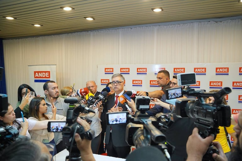 Ing. Miguel Báez, presidente de la ANDE.