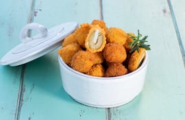 Croquetas de aceitunas.
