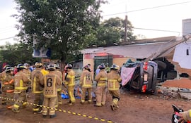Fatal accidente en calle San José casi María Auxiliadora del barrio San Luis de Piquete Cue de Limpio.