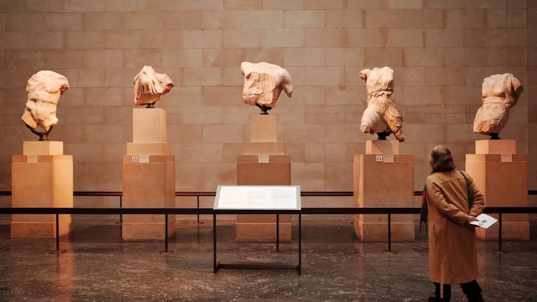 Las esculturas del Partenón en el Museo Británico de Londres. David Cliff / Zuma Press / Contactophoto / Europa Press