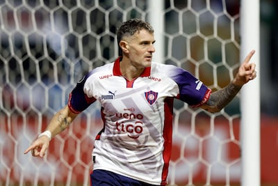 Pablo Ezequiel Vegetti (37 años), autor del gol de la victoria contra Palmeiras. El atacante argentino registra cinco tantos en 23 partidos en Cerro Porteño.