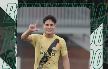 El canterano de Cerro Porteño, Tobías Gavilán (23 años), presentado como incorporación de la Federación de Ypacarai, para el Campeonato Nacional de Fútbol de Salón.
