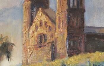 Una de las obras del artista.