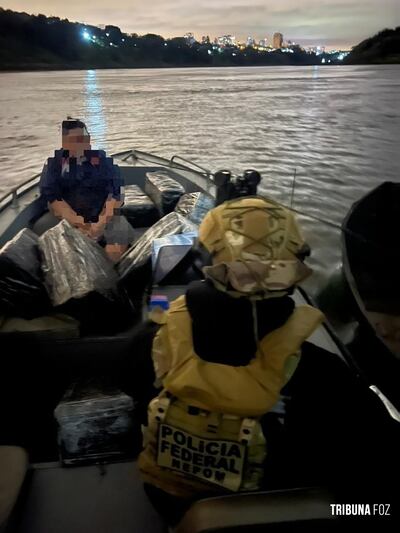 La incautación de la droga se produjo en el río Paraná.