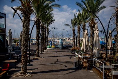 Ashkelon, mientras continúan las tensiones en la frontera entre Israel y Gaza.