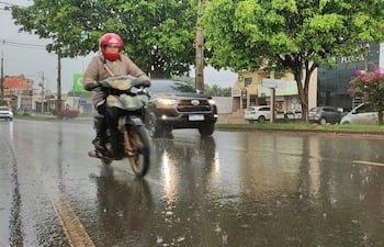 Lluvia CDE tiempo