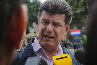 Efraín Alegre, presidente del Partido Liberal.