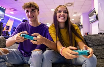 Adolescentes y videojuegos.